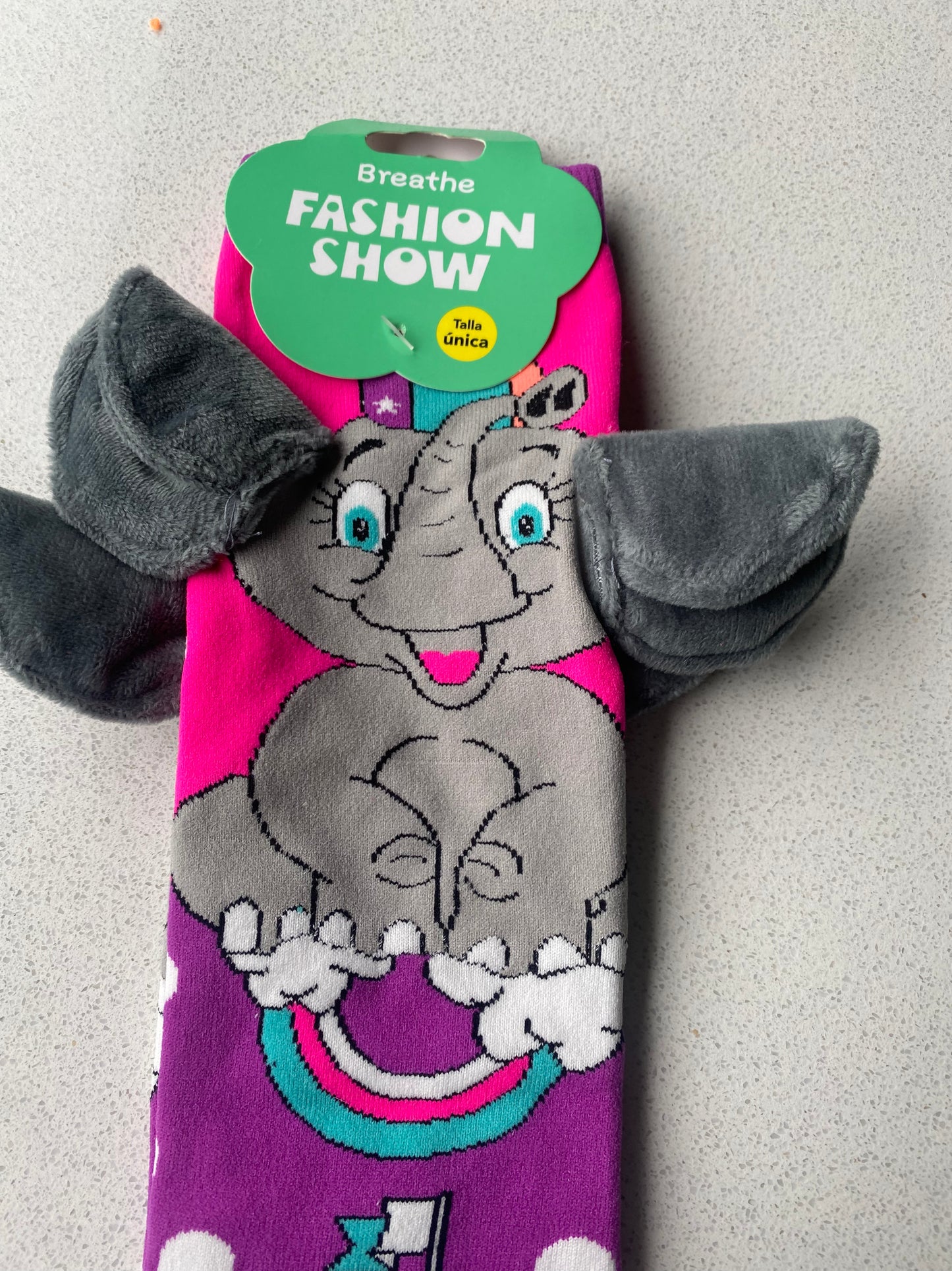 CALCETA ENTRETENIDA ELEFANTE