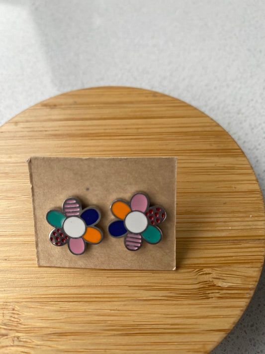 Aros Flor Colores